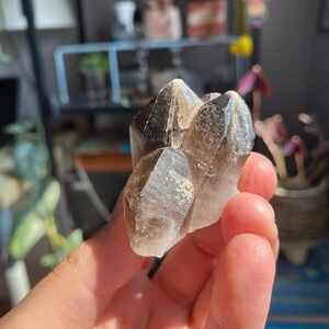 Unique Smoky Quartz Crystal Cluster
